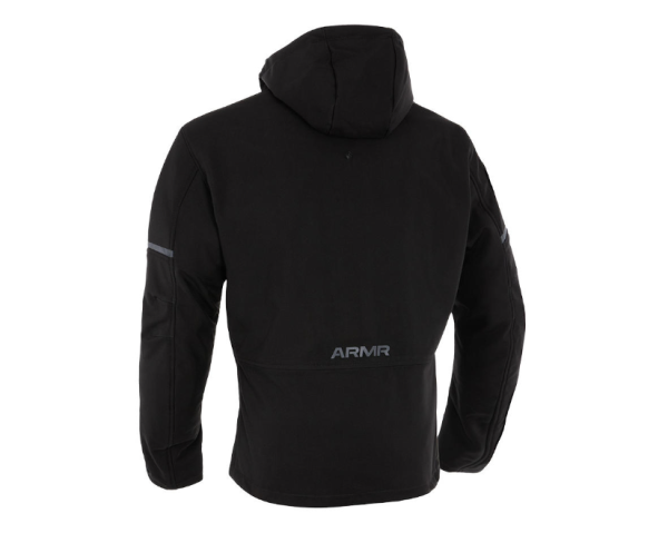 Motorrad-Softshelljacke "Kyoto 1.0" - ARMR - wasserdicht - schwarz